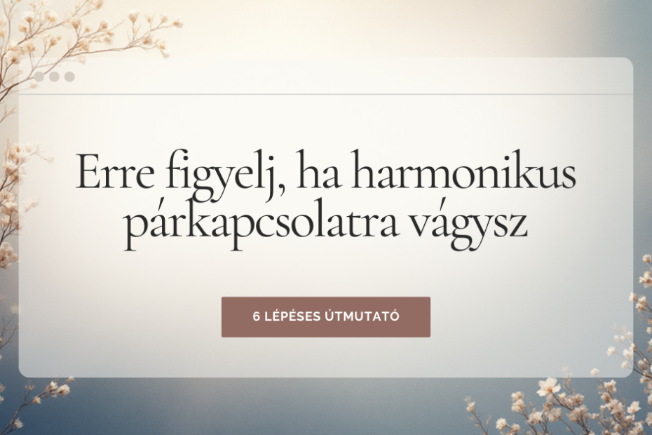 harmonikus párkapcsolat